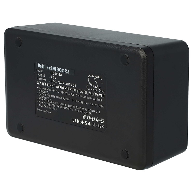 vhbw Dual Charging Station Compatible with Motorola TC700, TC700H, TC700K,