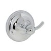 Croydex Flexi-Fix Grosvenor Chrome Easy to Fit Robe Hook ,