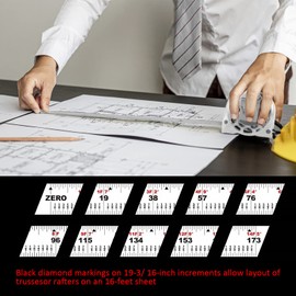 Measuring Tape Retractable Tape Measure 16 FT Inches and Centimeters Stainless Steel Measure Ruler Waterproof Tape Measure with Measurements on Both Sides for Household Industrial Woodworking(16 ft)