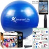 Exercise Ball for Yoga, Balance, Stability - Fitness, Pilates, Birthing,