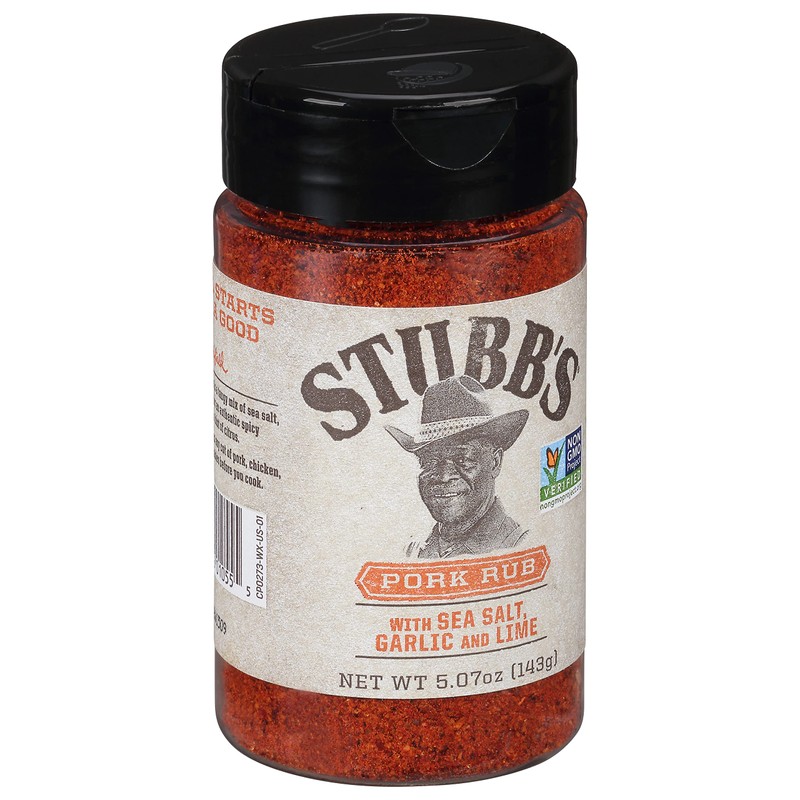 Stubb's Pork Rub, 5.07 oz (Pack of 6)
