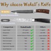 Wakoli Carving Knife, 7-inch Blade Damascus Chef Knife made from