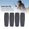 4PCS Portable Radio Belt Clip Handsfree Convenient Securely Hold for