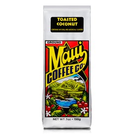 Maui Coffee Co Toasted Coconut Coffee Ground, 7 oz