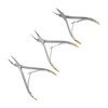 3pcs Residual Root Forceps Set Stainless Steel Dental Root Fragments