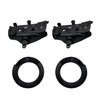 IBESTWOLF 4PCS Coil Spring Mounting Seat with Rubber Bushing for