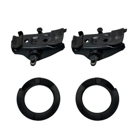 IBESTWOLF 4PCS Coil Spring Mounting Seat with Rubber Bushing for 1965-1973 Ford Mustang Perches Coil Spring Kit