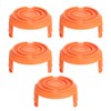 Wifehelper 5 Pieces Grass Trimmer Spool Cap Cover Replacement Fit