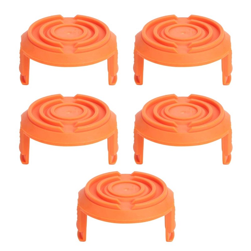 Wifehelper 5 Pieces Grass Trimmer Spool Cap Cover Replacement Fit