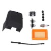 Trimmer Air Filter Cover Kit ABS Rubber Good Wear Resistance