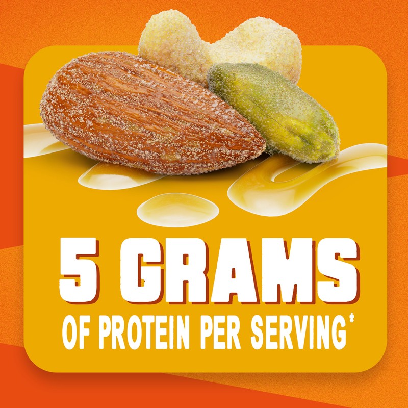 Blue Diamond Almonds, Mixed Nuts Sweet Honey Roasted Deluxe Snack