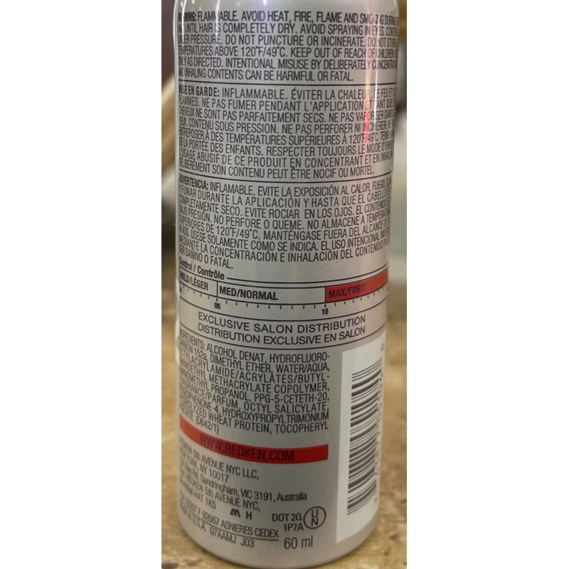 Redken Quick Dry 18 Instant Finishing Spray 2 oz