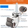 Stem Caster Wheels with 5/16" x 1-1/2" (8 x 38mm)