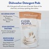The Clean People Dishwasher Detergent Pods | Cuts Grease and