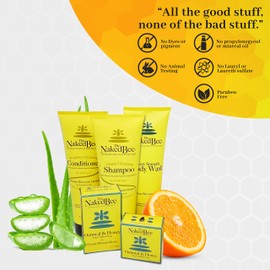 The Naked Bee Nourishing Body Lotion for All Skin Types (2.25 oz) Moisture Replenishing Lotion for Dry Skin with Pomegranate & Honey