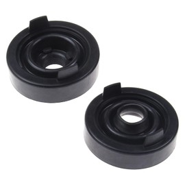 The Lord of the Tools 2pcs Black H4 LED Headlight Car Dust Covers PVC Rubber Waterproof Dustproof Headlamp Cap 80mm Easy Installation