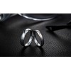 JewelryWe Lover's Heart Shape Stainless Steel Promise Ring Real Love