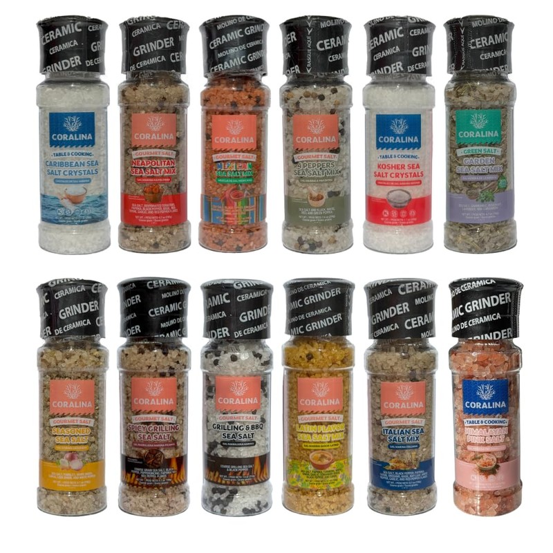 Coralina Garden Sea Salt (Reduced Sodium 20%) – Herbal Blend