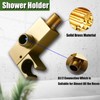 Bathroom Handheld Shower Wand, Hand Brass Shower Head with Long
