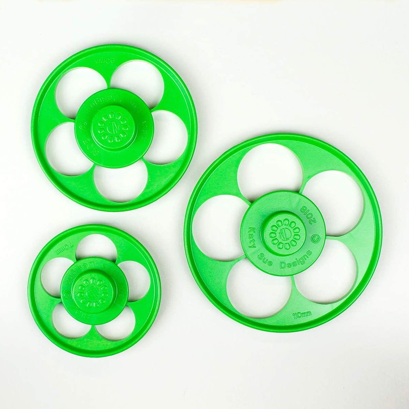 Flower Pro Five Petal Rose Cutters (Set of 3) -