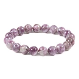 Justinstones Gemstone Crystals Chakra Beads Bracelet Reiki Crystal Healing 10mm Round Stretchable Bracelet for Her Gift, 10mm, Stone, Agate