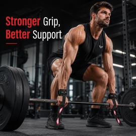 3-in-1 Weightlifting Straps for Grip Support – Padded Wrist, Ankle & Belt Aid for Gym Training