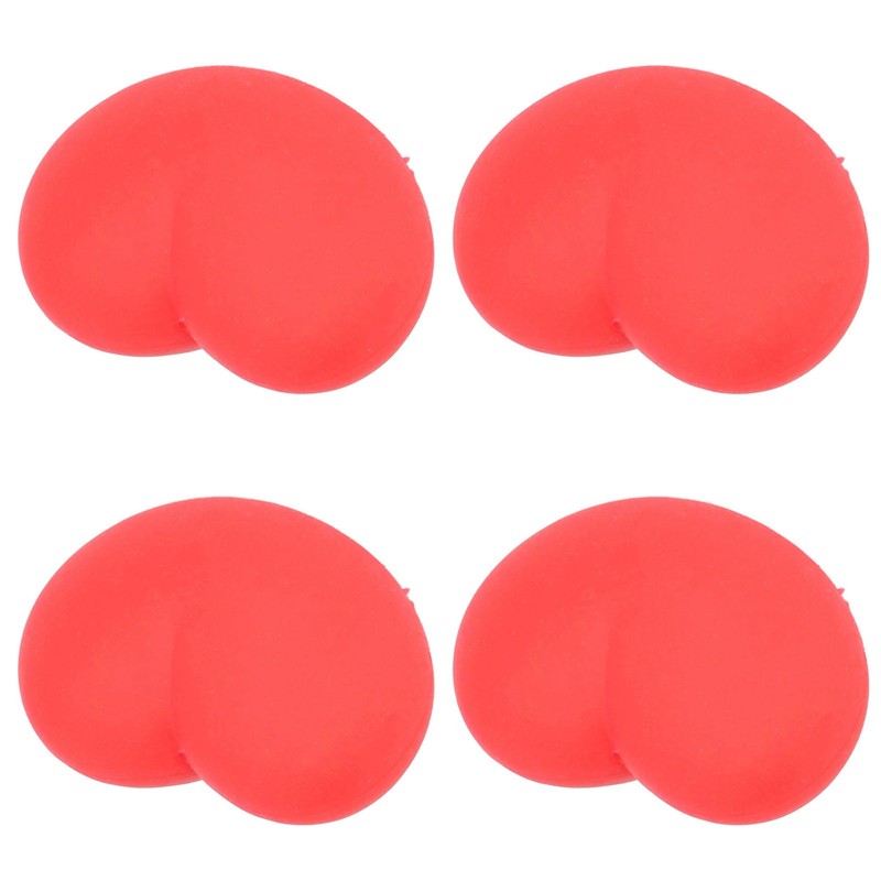 12 Pcs Heart Stress Toy Elastic Soft Simulation Rubber Red