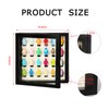 VERANI Minifigure Display Case with Base Plate - Foldable Minifigure