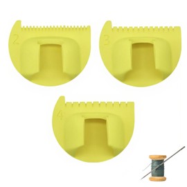 CHEERYMAGIC 3 Pcs Sewing Finger Rulers for Even Stitches, 3 Sizes Hand Sewing Thumb Guide 2/3/4mm Edge Stitch Finger Ruler Template Kit for Precision DIY Hand Sewing Crafts A4FXQ