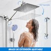 INGEQUIS Combo de Regaderas para Baño de Lluvia de Alta