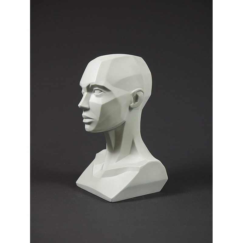 3dtotal Figure Collection Female Planar Bust: 6.4 Inch Tall Head