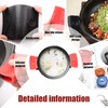 2Pcs Silicone Assist Handle Holder Grip, Heat Resistant Cast Iron