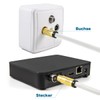 Sterndiscount 0.5 m TV Antenna Cable IEC Connection Cable Coaxial