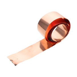 ULTECHNOVO 1roll Versatile Copper Sheet Roll Sturdy Thick Copper Foil Plate for Crafting and Electrical Projects for Circuit Connections and Creative Crafts