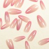 24PCS Reusable False Nails - Press on Nails, Short Long
