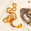 Amberta 8 mm Mala Necklace Prayer Beads Buddhism Chakra Necklace