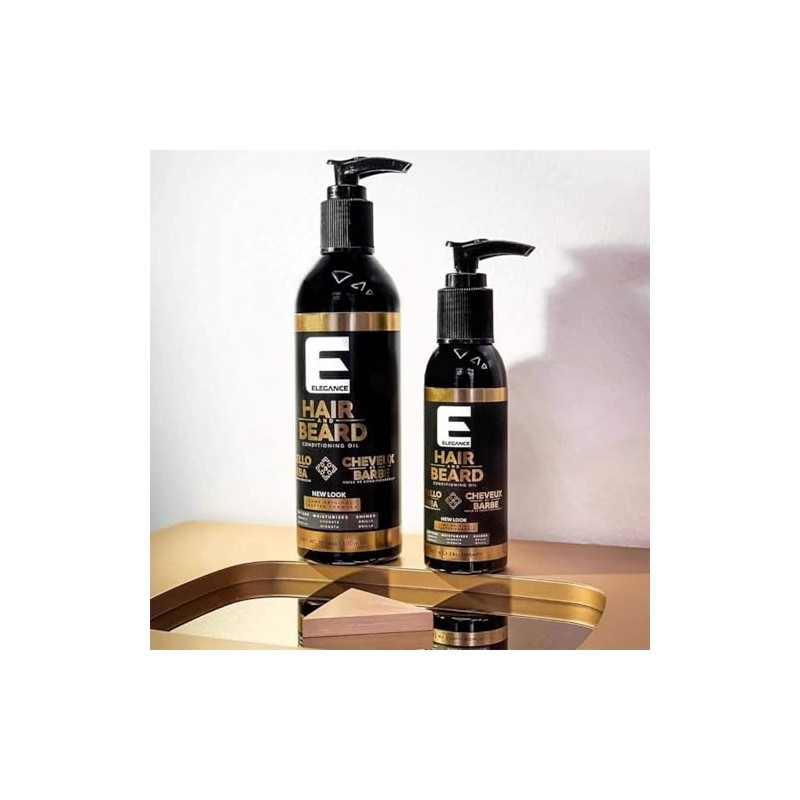 ELEGANCE GEL Hair & Beard Oil, 10.1 Fl Oz