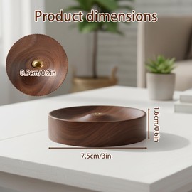 Incense Holder, Incense Burner, Incense Stick Holders for Home Use, Premium Solid Wood Incenses Cone Holders, Joss Stick Holder with Elegant Design