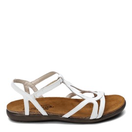 NAOT Women's Dorith Sandal White Leather 7-7.5 N-M US
