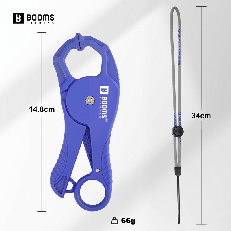Booms Fishing G02 Fish Grip Fish Grip with Carabiner Rope