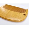 Full Boxwood Comb with Flower Pattern and Case - Japanese