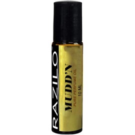 RAZILO Mudd'n Perfume Amber Glass Roll On Bottle; 10ml