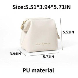 Toiletry Bag for Women Men, Waterproof Makeup Cosmetic Bag Travel Organizer Travel Bag (White)