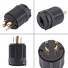 NEMA L14-30P Locking Plug, Generator Twist Lock Adapter Male Plug