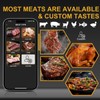 Wireless Bluetooth Meat Thermometer with 2 Ultra-Thin Probes, Smart Digital