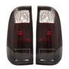 labwork Left and Right Pair Tail Lamp Lights Black Tinted