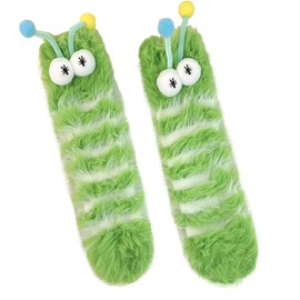 TFTSR Crazy Funny Fuzzy Silly Socks for Kids Women,Girls Fluffy Slipper Novelty Fun Socks,Boy Men Cute Cozy Soft Animal Socks