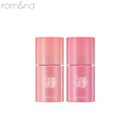 ROMAND Bare Water Tint 4.5g*2ea, Color 1#$%Color 2:02 Taffy Float-08 Deepin Red