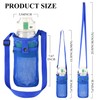 3Pcs Water Bottle Holder with Strap, Mesh Water Bottle Bag