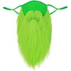 Fake Beard Leprechaun Beard Fake Mustache for St Patricks Day